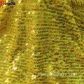 Hot Selling Champagne Gold Embroidery Sequin Lace Fabric